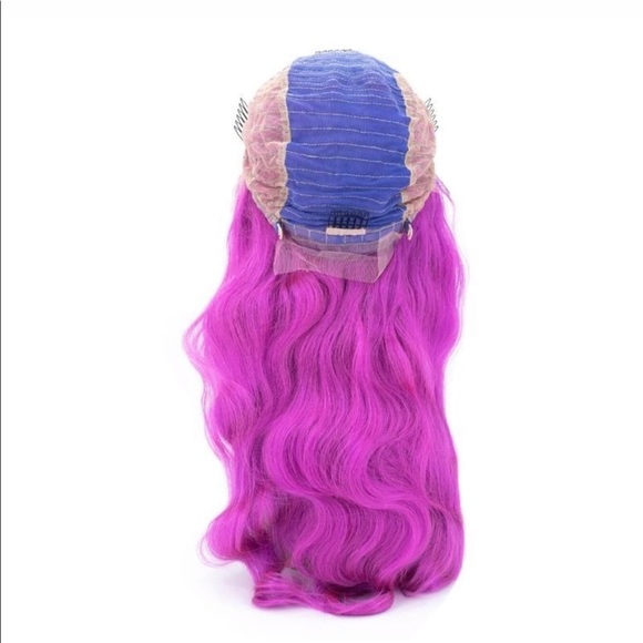 New Purple Lush Front Lace Wig 14” main image 7